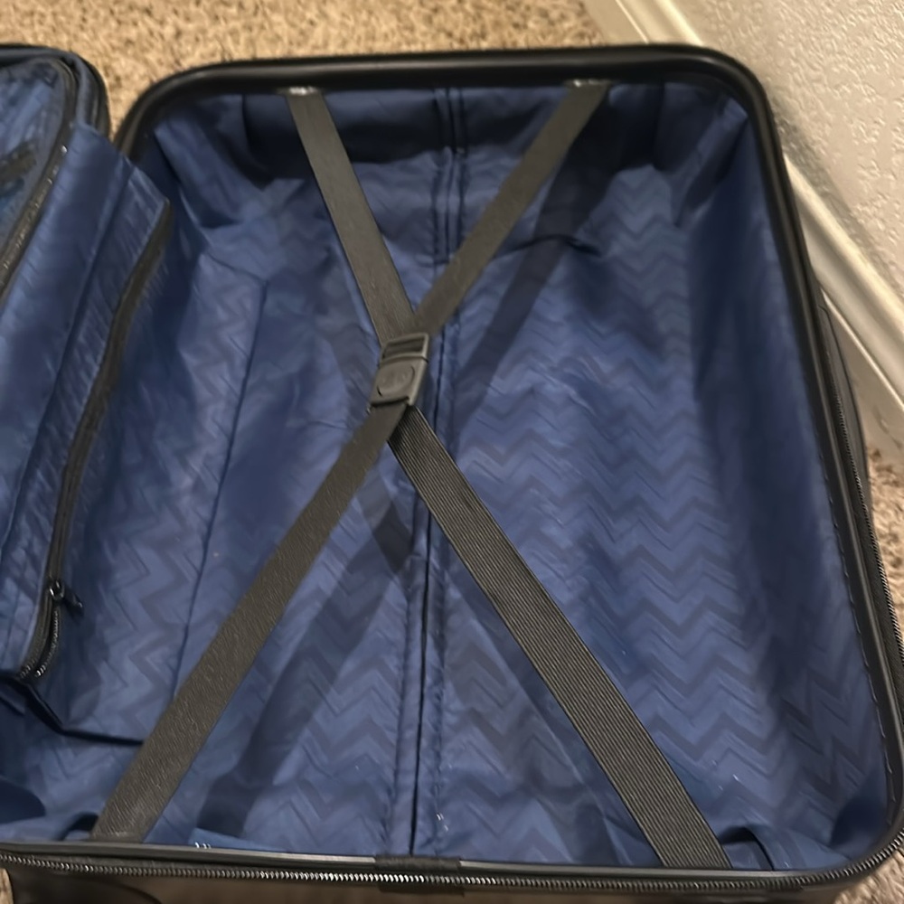 CALPAK Black Marble Carry On Rolling Suitcase - Picture 8 of 10